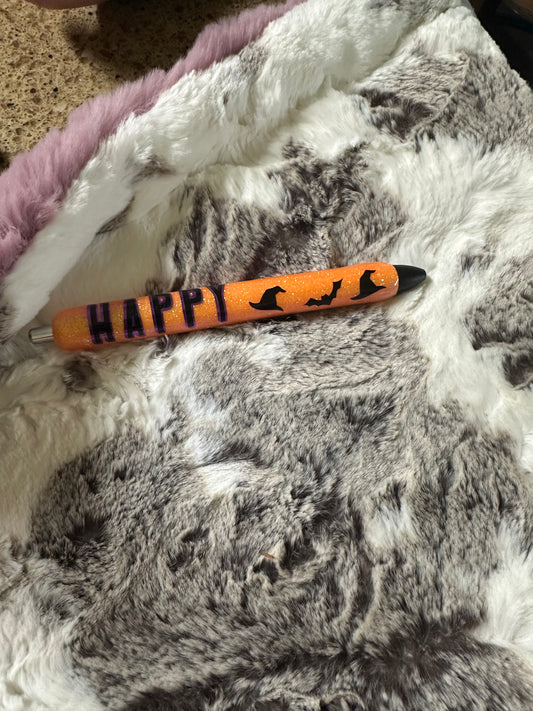 Epoxy Pen-Orange Halloween