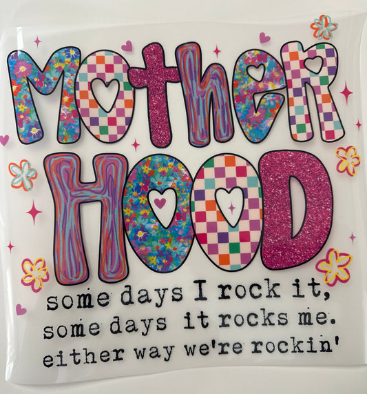 Rockin Motherhood Shirt Transfer