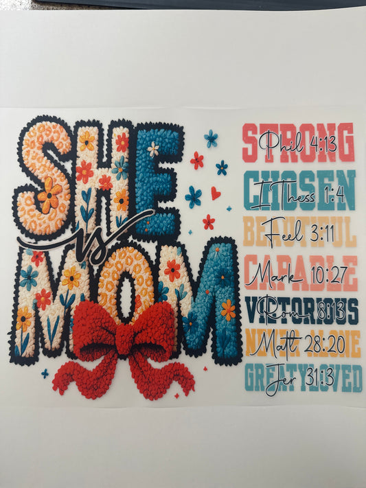 She is Mom Shirt Transfer