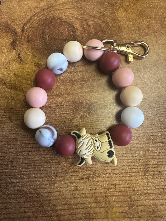 Heifer Wristlet Keychain
