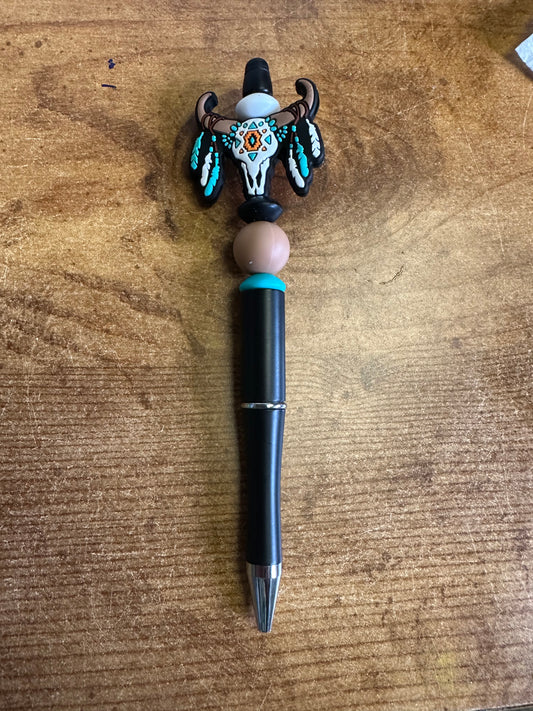 Skull Beaded Pen