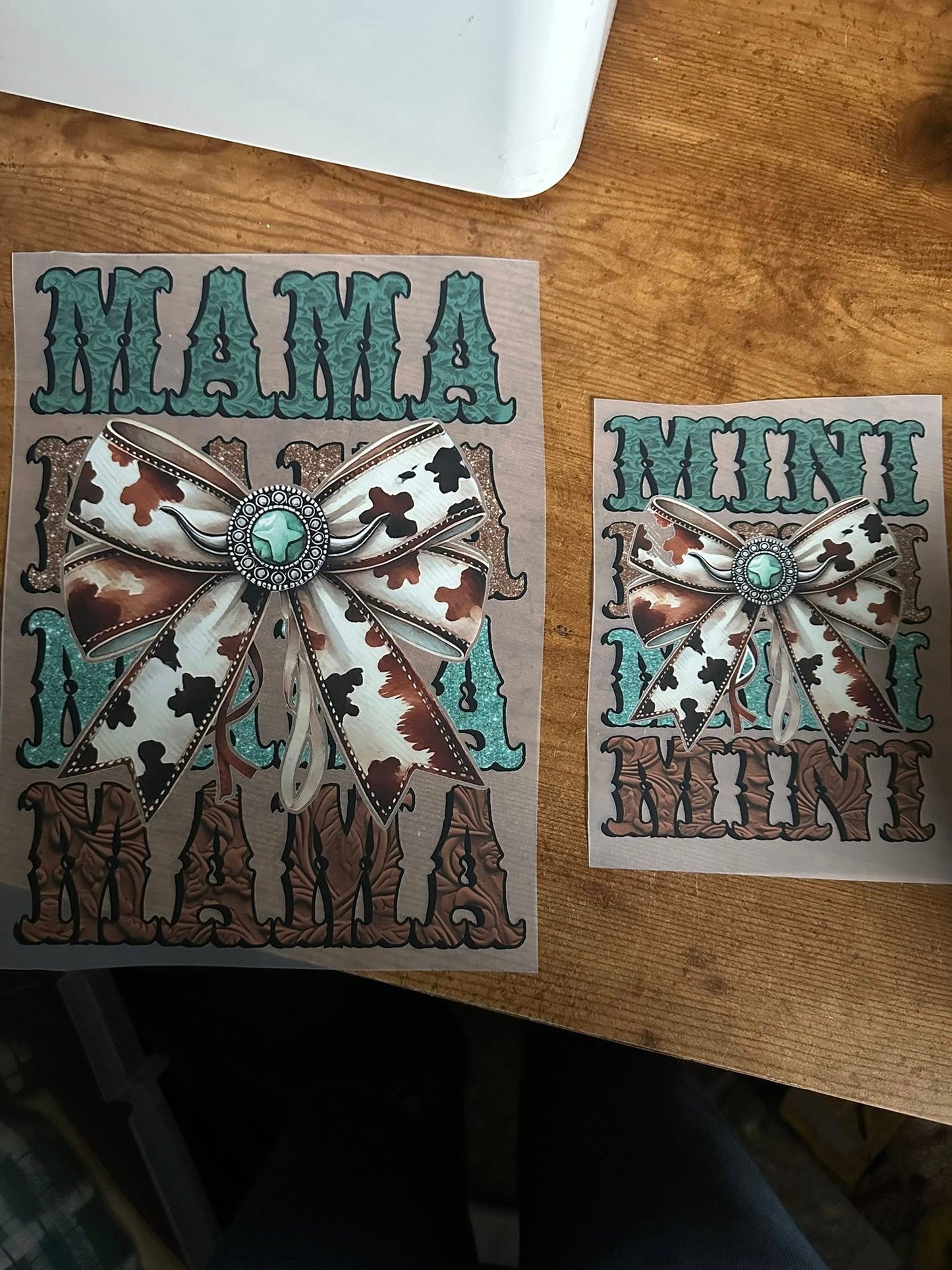 Mini Western Bow Transfer